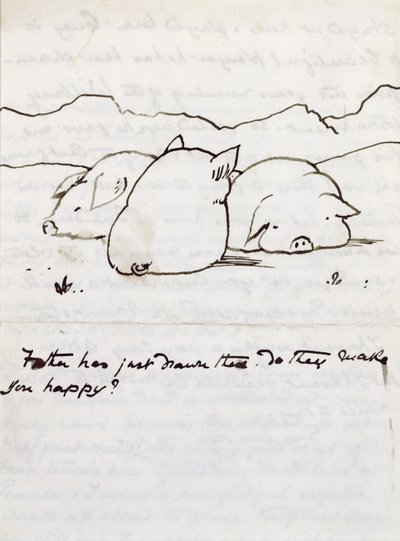 Three Little Piggies by Edward Burne Jones